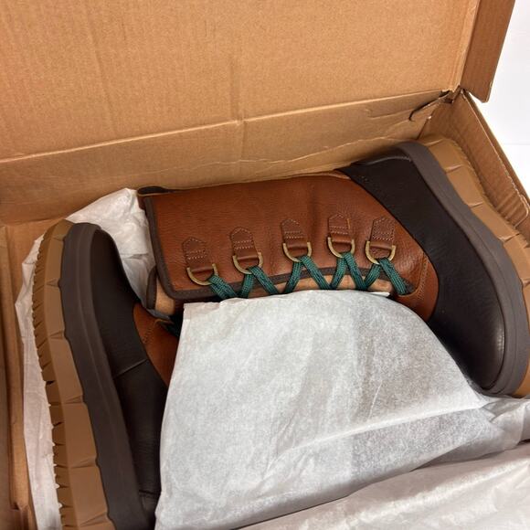 SPERRY WOMEN'S CALF HIGH KITTERY BOOT WOOL TAN WINTER BOOTS SIZE 5.5 NEW - Picture 3 of 10